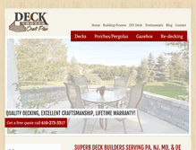 Tablet Screenshot of deckcraftplus.com